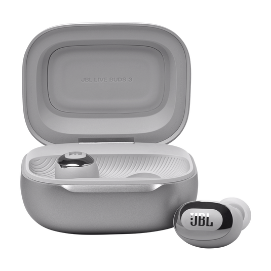 JBL Live Buds 3 - Silver - True wireless Noise Cancelling bud-type earbuds - Front image number null